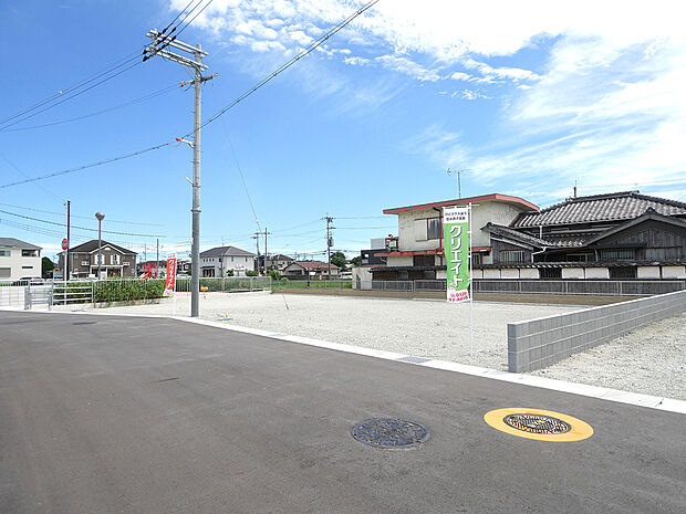 【【BV5尾上町今福7号地】現地】現地や見学可能な建売モデルへご案内いたします!はじめての見学予約でアマゾンギフトカード3000円分プレゼント!ご利用ください!TEL:0120-31-8848