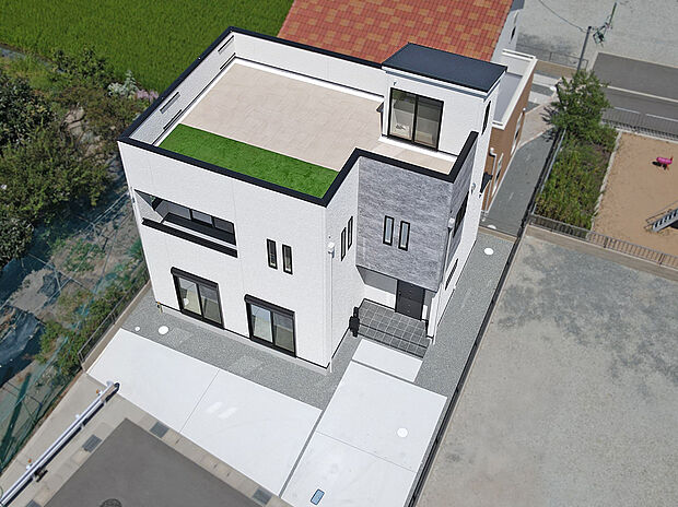 【【BV７加古川町友沢５号地】鳥瞰写真】はじめての見学予約でアマゾンギフトカード3000円分プレゼント！ぜひご利用ください！TEL:0120-31-8848