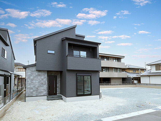【【BV44曽根3号地】外観】ただいま外構工事中です