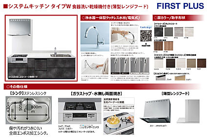 システムキッチン食洗機付き（グレードアップタイプ）