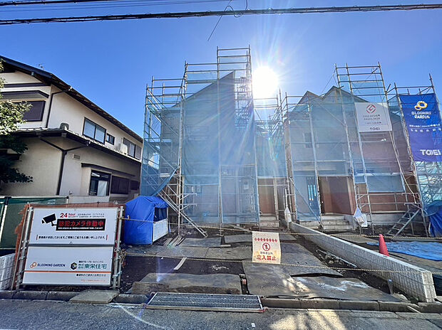【外観（10.11撮影）】右から1号棟、2号棟
