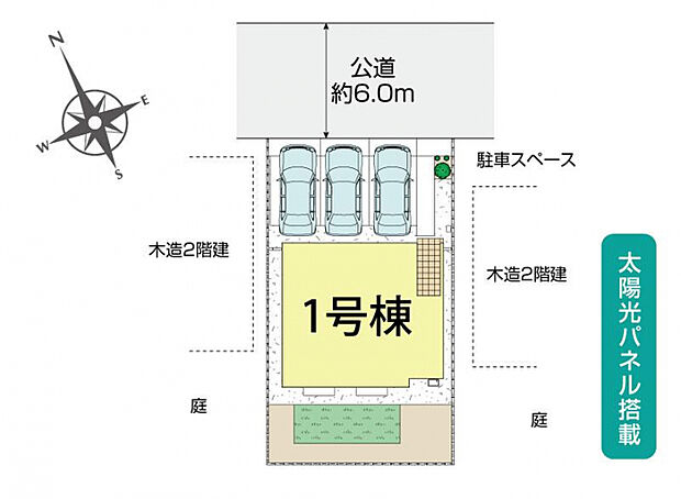加須市久下1丁目2期1棟 区画図