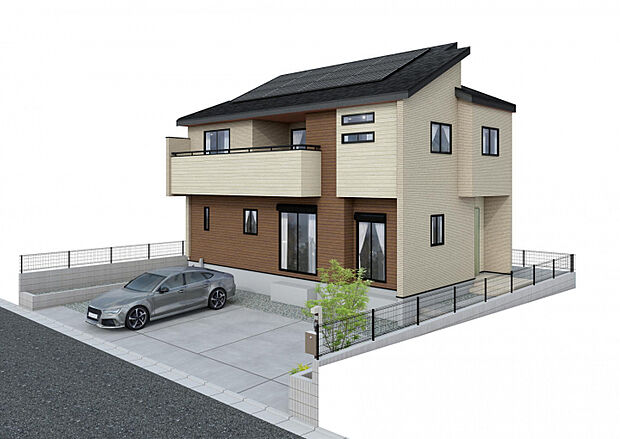 【幸手市緑台1丁目5期1棟】　閑静な住宅街♪住環境良好で敷地51坪超のゆとりある住まい。カースペース4台可！　※こちら完成後のイメージになります