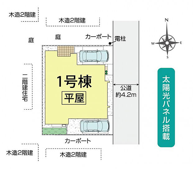 蓮田市西新宿3丁目1棟 区画図