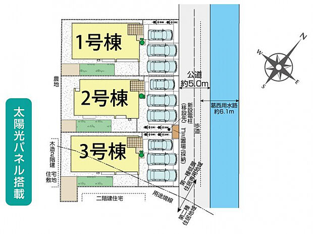 久喜市青毛3丁目3棟 区画図