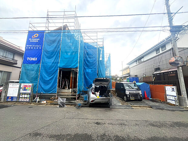 販売現地【2026/4/10撮影】　敷地51坪超