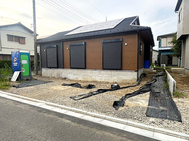 足場解体【2026/8/21撮影】　2号棟は4LDKの平屋造り