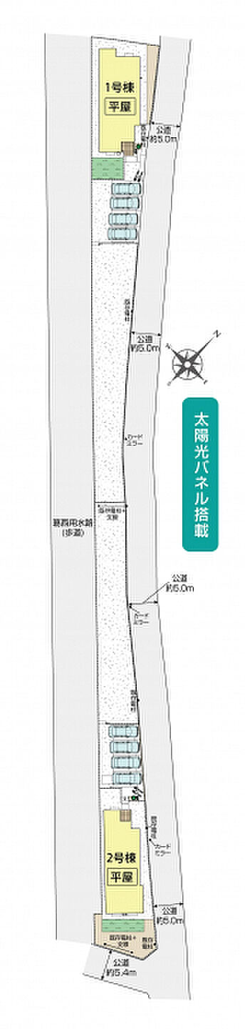 久喜市西大輪リバーサイド2棟 区画図