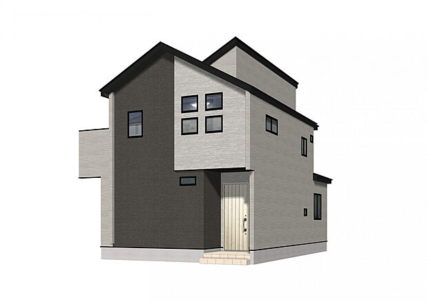 【2号棟完成イメージ】3LDK・敷地50坪超・カースペース3台可