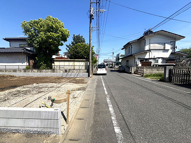 【販売現地【2026/5/2撮影】】前面道路・南約6.8m