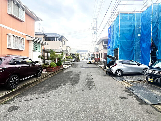 【販売現地【2026/4/10撮影】】前面道路・幅員6.2m