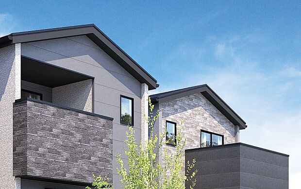 【伝統的な切妻屋根】伝統的で凛とした屋根スタイル。時を重ねても色褪せない普遍的な意匠です。