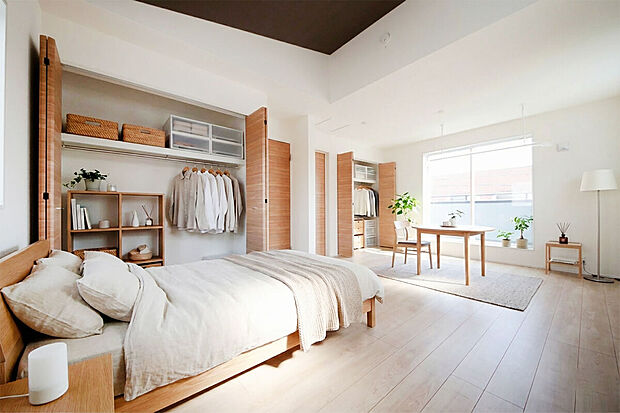 【続き間仕様の2階洋室(5.0帖+6.0帖)】写真 55号棟 2階洋室