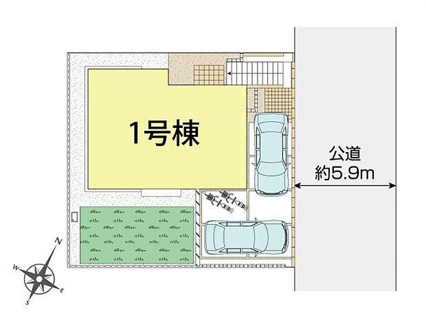 海老名市上今泉5丁目1棟 区画図