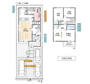 4LDK＋WIC＋ランドリールーム＋玄関クローク 