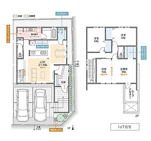 ［Iot住宅］ 4LDK＋WIC＋ランドリールーム 