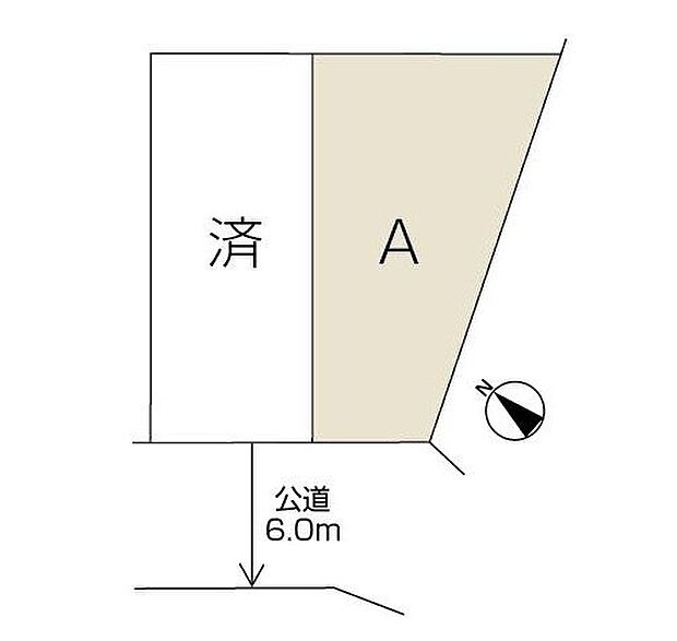 【区画図】敷地面積120m2超!