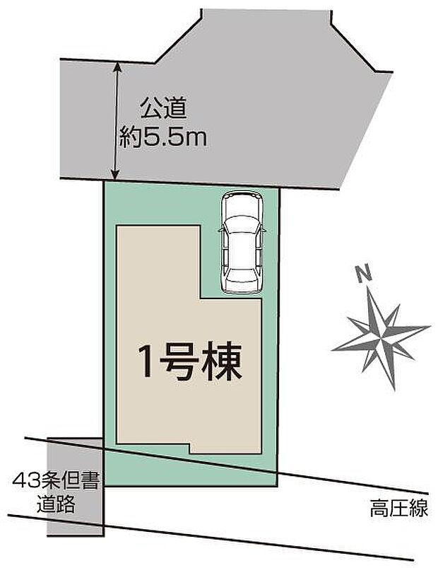 練馬区大泉町2丁目1棟 区画図