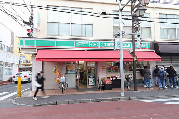 ローソンストア100清瀬松山店（約750m）