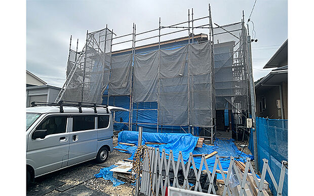 現地写真：建築中（12号棟）