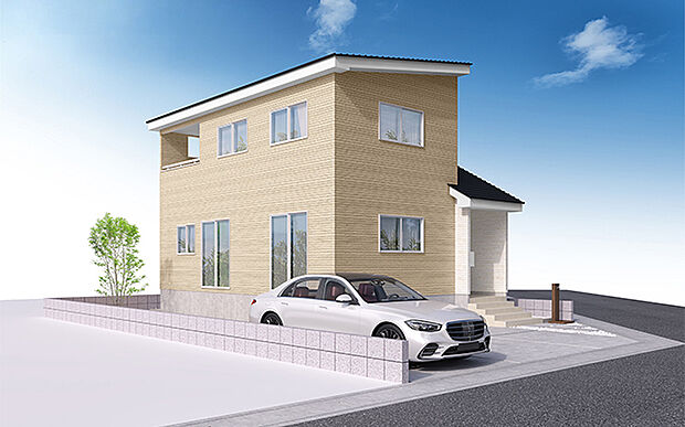 完成予想図:外観(1号棟)