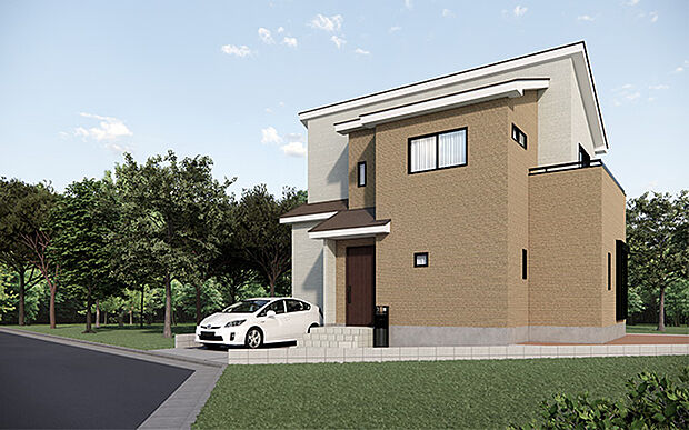 完成予想図：外観（6号棟）