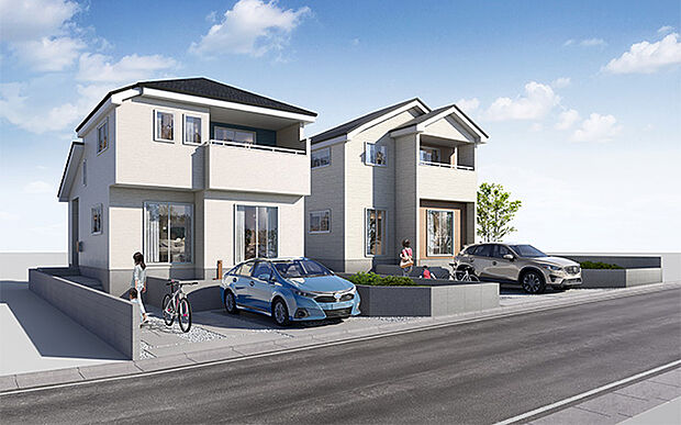 完成予想図:外観(3・4号棟)