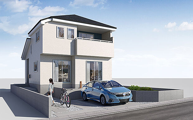 完成予想図:外観(3号棟)