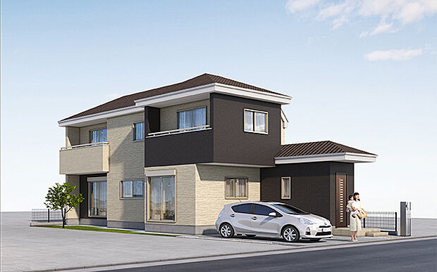 完成予想図:外観(22号棟)