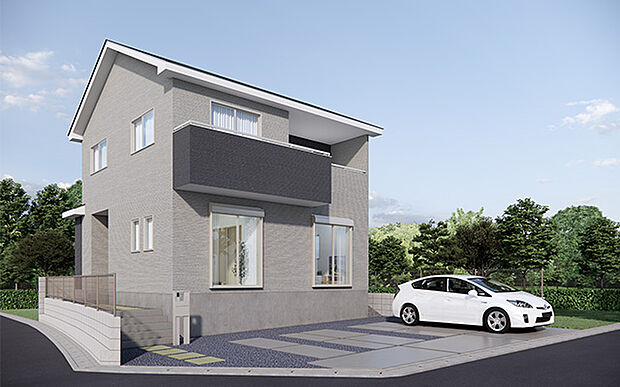 完成予想図:外観(1号棟)