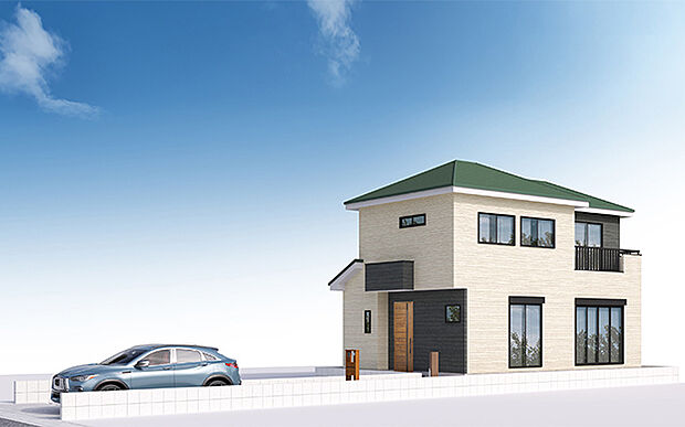 完成予想図:外観(3号棟)