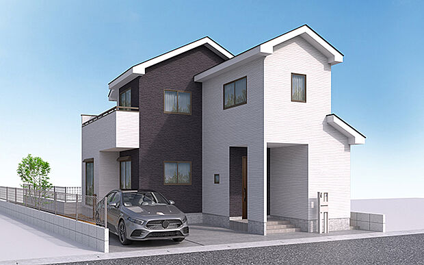 完成予想図:外観(1号棟)