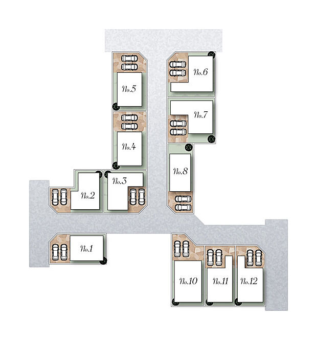 全11区画全区画敷地面積25坪~土地約34坪迄!!