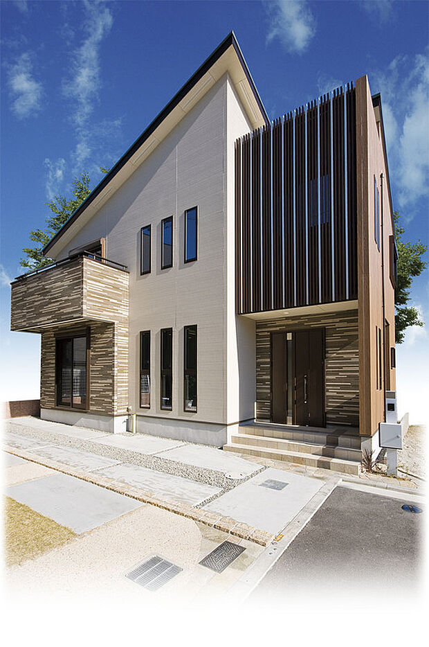 【ミヤマでマイスタイルのお家をミヤマイスタイル!】スクリーンを効かせたモダンスタイル。豊富なラインナップのサイディングをご用意しておりますので、お客様のご希望を是非お聞かせ下さい。