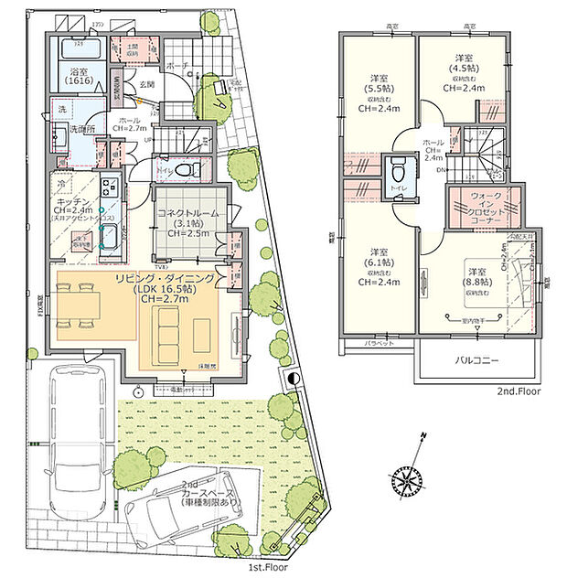 【3号棟】5LDK+土間収納+ウォークインクロゼットコーナー