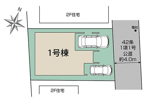 草加市新里町8期1棟 区画図