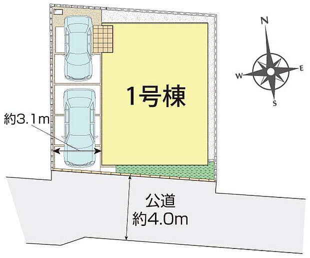 小田原市中里1棟 区画図