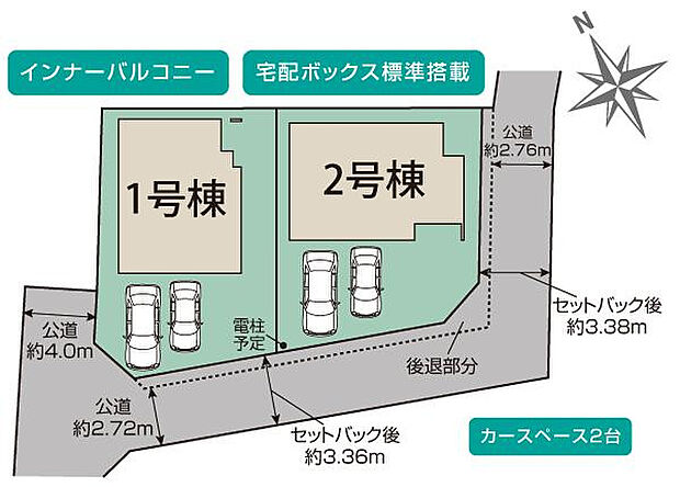 大和市上和田2期2棟 区画図