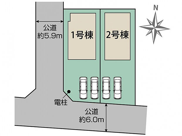 足柄上郡大井町大井中央2棟 区画図