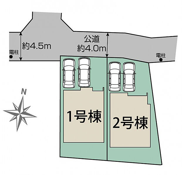 小田原市酒匂2棟 区画図