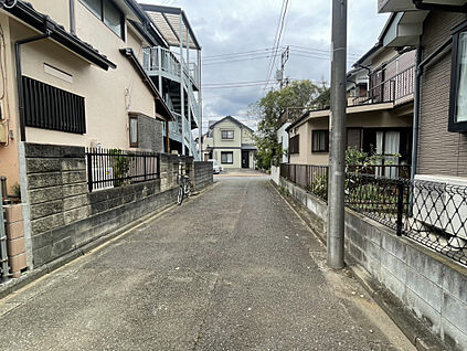 前面道路（2026年10月撮影）