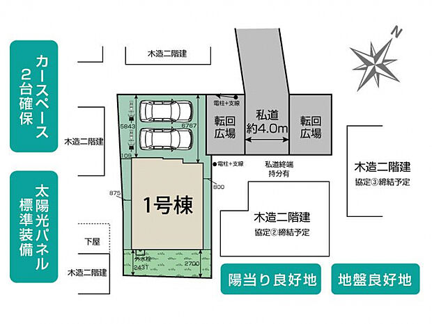 上尾市原市15期1棟 区画図