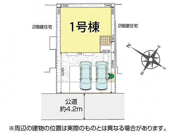 川越市諏訪町1棟 区画図