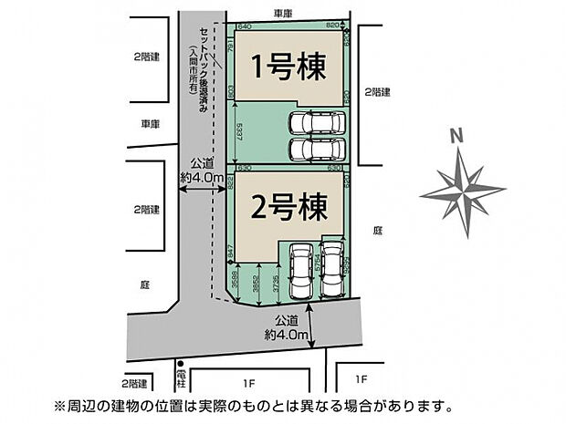 入間市宮前町2棟 区画図