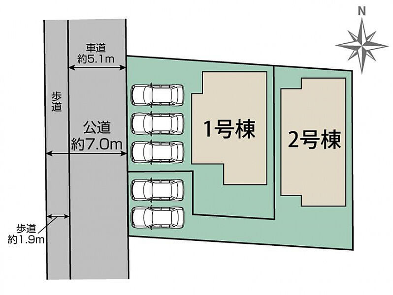 浜松市中央区芳川町2棟 区画図