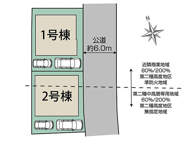 八千代市萱田町2棟 区画図