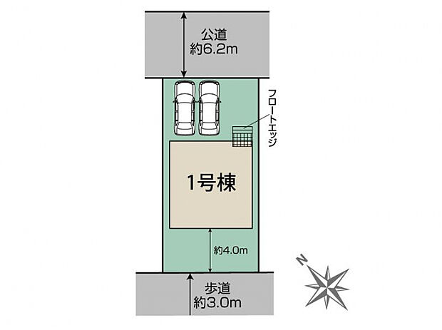 千葉市美浜区磯部8丁目1棟 区画図