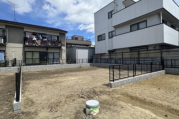 No.5_土地（撮影_2025年7月）34.06坪。ご要望にあわせた間取りプランをご提案します。お気軽にお問合せください！