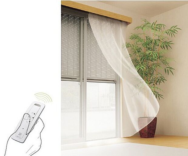 【電動シャッター】◇防犯面でもうれしい電動シャッター付きです！ 台風や雨風も防げて周囲の目も気になりません。 リモコン式で操作も楽々。
