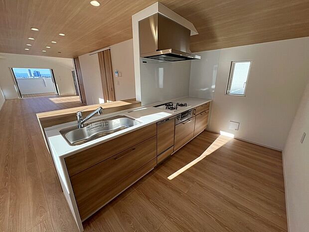 施工例　革新的なデザインと優れた機能性は毎日欠かせないキッチンワークに歓びをプラス